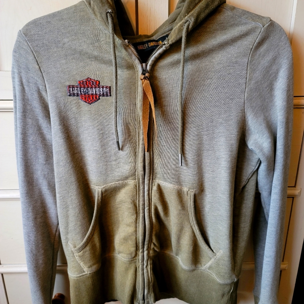 Harley Davidson zip up hoodie
